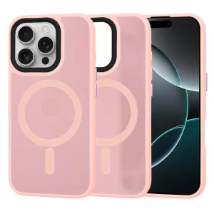 Husa pentru iPhone 16 Pro - Techsuit HaloFrost MagSafe Series - Pink