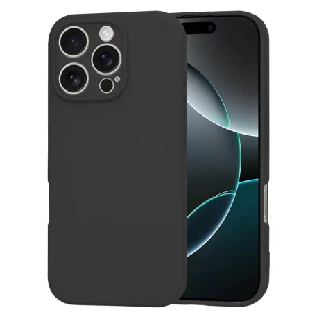 Husa pentru iPhone 16 Pro - Techsuit SoftFlex - Black