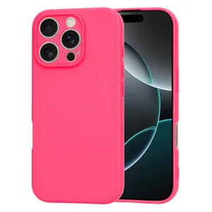 Husa pentru iPhone 16 Pro - Techsuit SoftFlex - Hot Pink