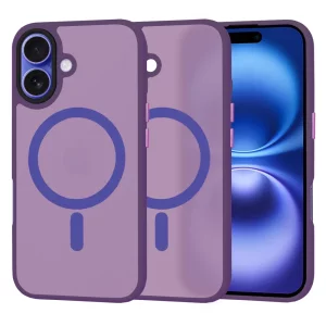 Husa pentru iPhone 16 - Techsuit HaloFrost MagSafe Series - Deep Purple