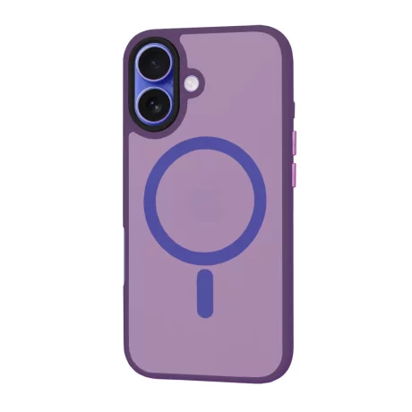 Husa pentru iPhone 16 - Techsuit HaloFrost MagSafe Series - Deep Purple