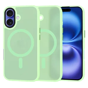 Husa pentru iPhone 16 - Techsuit HaloFrost MagSafe Series - Light Green