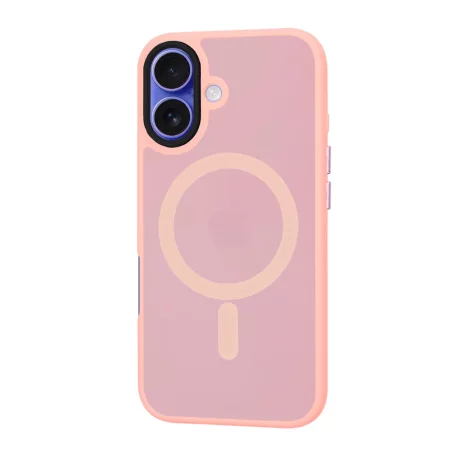 Husa pentru iPhone 16 - Techsuit HaloFrost MagSafe Series - Pink