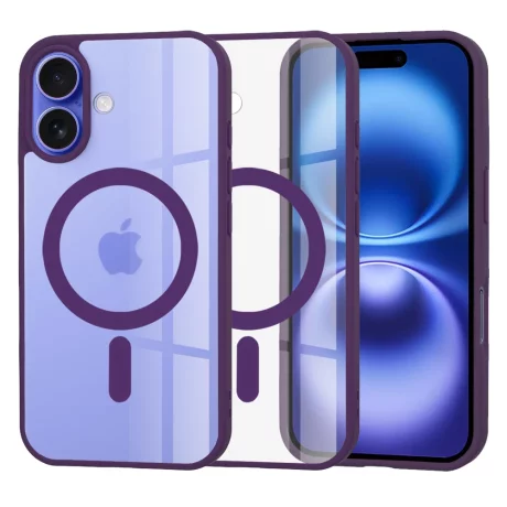 Husa pentru iPhone 16 - Techsuit MagSafe Pro - Purple
