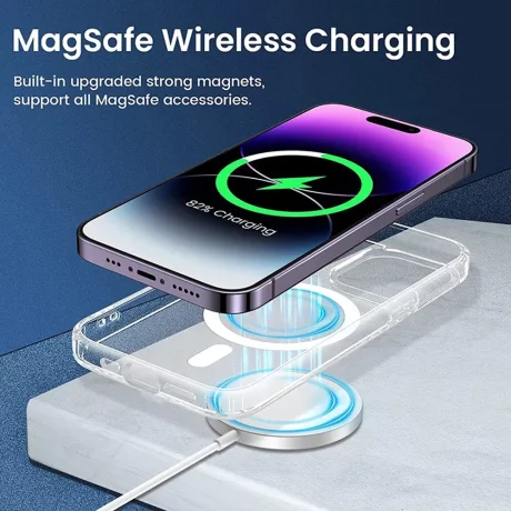 Husa pentru iPhone 16 - Techsuit MagSafe Pro - Transparent