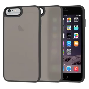 Husa pentru iPhone 6 Plus/ iPhone 6s Plus / iPhone 7 Plus / iPhone 8 Plus - Techsuit HaloFrost Series - Black