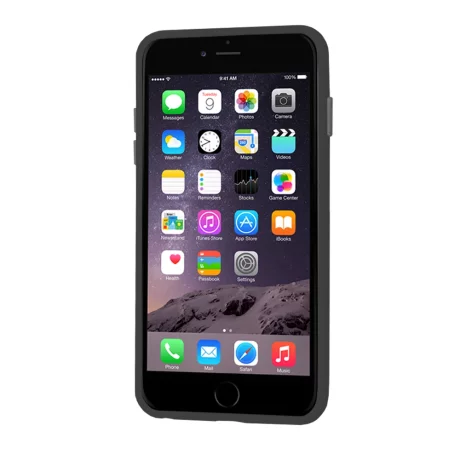 Husa pentru iPhone 6 Plus/ iPhone 6s Plus / iPhone 7 Plus / iPhone 8 Plus - Techsuit HaloFrost Series - Black