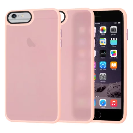 Husa pentru iPhone 6 Plus/ iPhone 6s Plus / iPhone 7 Plus / iPhone 8 Plus - Techsuit HaloFrost Series - Pink