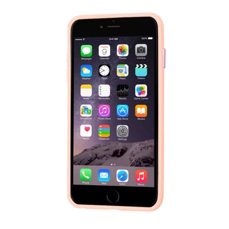 Husa pentru iPhone 6 Plus/ iPhone 6s Plus / iPhone 7 Plus / iPhone 8 Plus - Techsuit HaloFrost Series - Pink