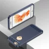 Husa pentru iPhone 6 Plus / iPhone 6s Plus - Techsuit Carbon Silicone - Blue