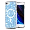 Husa pentru iPhone 7 / iPhone 8 / iPhone SE 2, SE 2020 / iPhone SE 3, SE 2022 - Techsuit Sparkly Glitter MagSafe - Blue