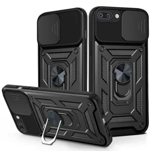 Husa pentru iPhone 7 Plus / iPhone 8 Plus - Techsuit CamShield Series - Black