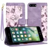 Husa pentru iPhone 7 Plus / iPhone 8 Plus - Techsuit FlipCraft - Mysterious Purple
