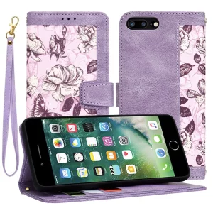Husa pentru iPhone 7 Plus / iPhone 8 Plus - Techsuit FlipCraft - Mysterious Purple