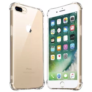 Husa pentru iPhone 7 Plus / iPhone 8 Plus - Techsuit Shockproof Clear Silicone - Clear