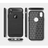 Husa pentru iPhone XR - Techsuit Carbon Silicone - Black