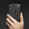 Husa pentru iPhone XR - Techsuit Carbon Silicone - Black