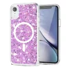 Husa pentru iPhone XR - Techsuit Sparkly Glitter MagSafe - Magenta