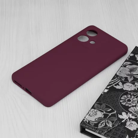 Husa pentru Motorola Edge 40 Neo - Techsuit Soft Edge Silicone - Plum Violet