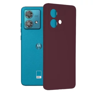 Husa pentru Motorola Edge 40 Neo - Techsuit Soft Edge Silicone - Plum Violet