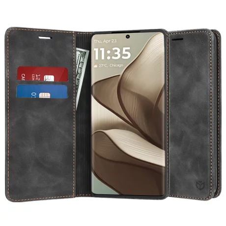 Husa pentru Motorola Edge 50 - Techsuit Confy Cover - Black
