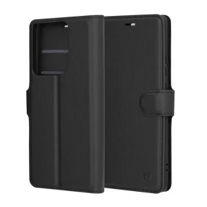 Husa pentru Motorola Edge 50 - Techsuit Leather Folio - Black