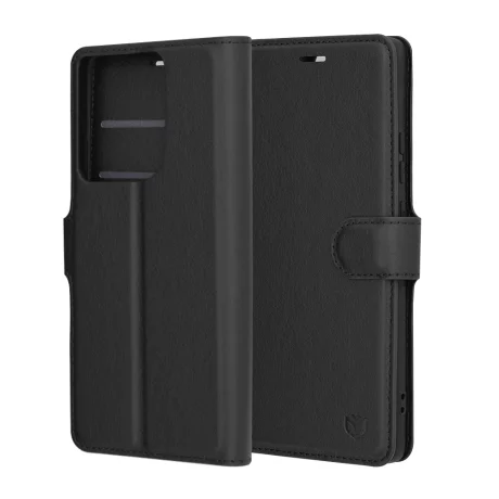 Husa pentru Motorola Edge 50 - Techsuit Leather Folio - Black