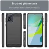 Husa pentru Motorola Moto E13 - Techsuit Carbon Silicone - Black