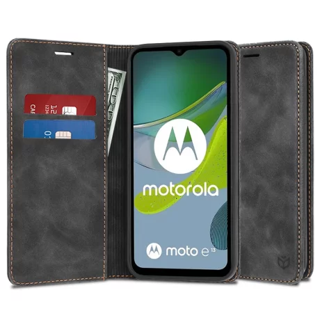 Husa pentru Motorola Moto E13 - Techsuit Confy Cover - Black