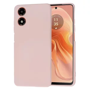 Husa pentru Motorola Moto G04 / G04s / E14 - Techsuit SoftFlex - Pink Sand