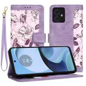 Husa pentru Motorola Moto G14 - Techsuit FlipCraft - Mysterious Purple