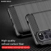 Husa pentru Motorola Moto G22 - Techsuit Carbon Silicone - Black