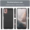 Husa pentru Nokia C32 - Techsuit Carbon Silicone - Black