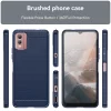 Husa pentru Nokia C32 - Techsuit Carbon Silicone - Blue