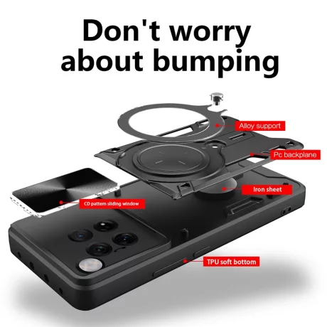 Husa pentru OnePlus 12 - Techsuit CamGuard Pro - Black