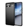 Husa pentru OnePlus Nord 4 - Techsuit Carbon Silicone - Black