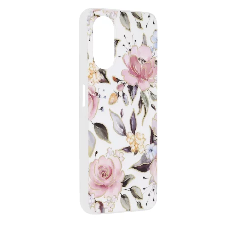 Husa pentru Oppo A17 - Techsuit Marble Series - Chloe White