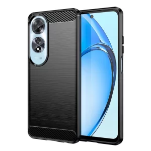 Husa pentru Oppo A60 4G - Techsuit Carbon Silicone - Black