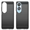 Husa pentru Oppo A60 4G - Techsuit Carbon Silicone - Black