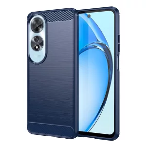Husa pentru Oppo A60 4G - Techsuit Carbon Silicone - Blue