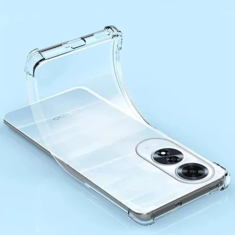 Husa pentru Oppo A60 4G - Techsuit Shockproof Clear Silicone - Clear