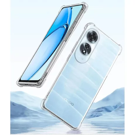 Husa pentru Oppo A60 4G - Techsuit Shockproof Clear Silicone - Clear