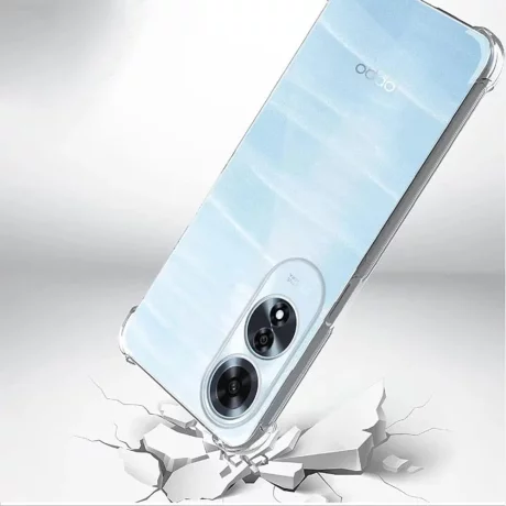 Husa pentru Oppo A60 4G - Techsuit Shockproof Clear Silicone - Clear