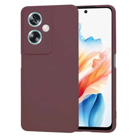 Husa pentru Oppo A79 5G / OnePlus Nord N30 SE - Techsuit SoftFlex - Plum Red
