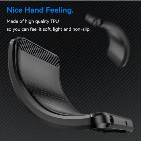 Husa pentru Oppo Reno11 F - Techsuit Carbon Silicone - Black