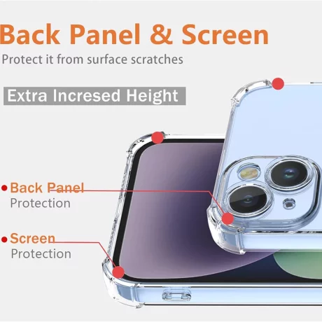 Husa pentru Oppo Reno11 F - Techsuit Shockproof Clear Silicone - Clear