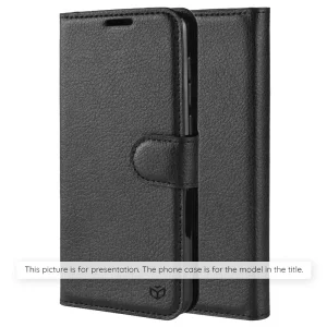 Husa pentru Oppo Reno12 F 4G / Reno12 F 5G / Reno12 FS - Techsuit Leather Folio - Black