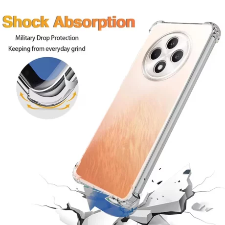 Husa pentru Oppo Reno12 F 4G / Reno12 F 5G / Reno12 FS - Techsuit Shockproof Clear Silicone - Clear