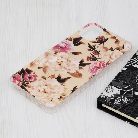 Husa pentru Samsung Galaxy A05 - Techsuit Marble Series - Mary Berry Nude