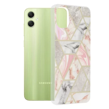 Husa pentru Samsung Galaxy A05 - Techsuit Marble Series - Pink Hex
